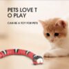 Remote Control Electric Toys Intelligent Induction Obstacle Avoidance Silver Ring Snake