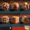 Small Impression Kong Mingsuo Luban Lock Complete Set
